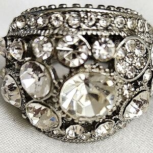 Retro Sparkle Band Ring